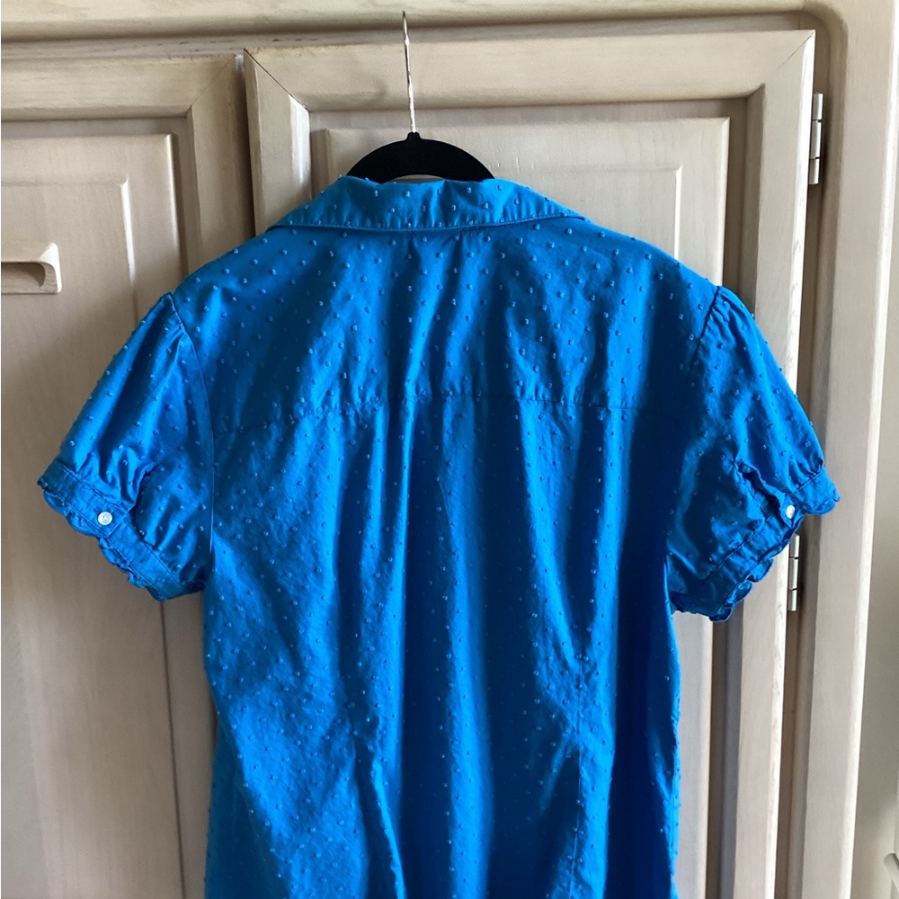 L.L. Bean‎ Swiss dot 100% cotton blouse - Picture 2 of 10
